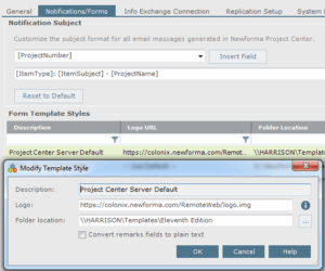 Customize the Company Name and Logo in the Default Form Templates ...